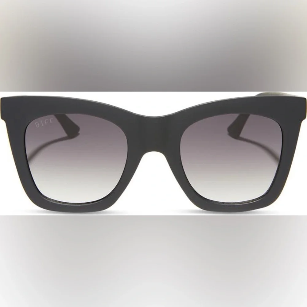 DIFF Black DIFF EYEWEAR Rhys Sunglasses - Picture 3 of 8